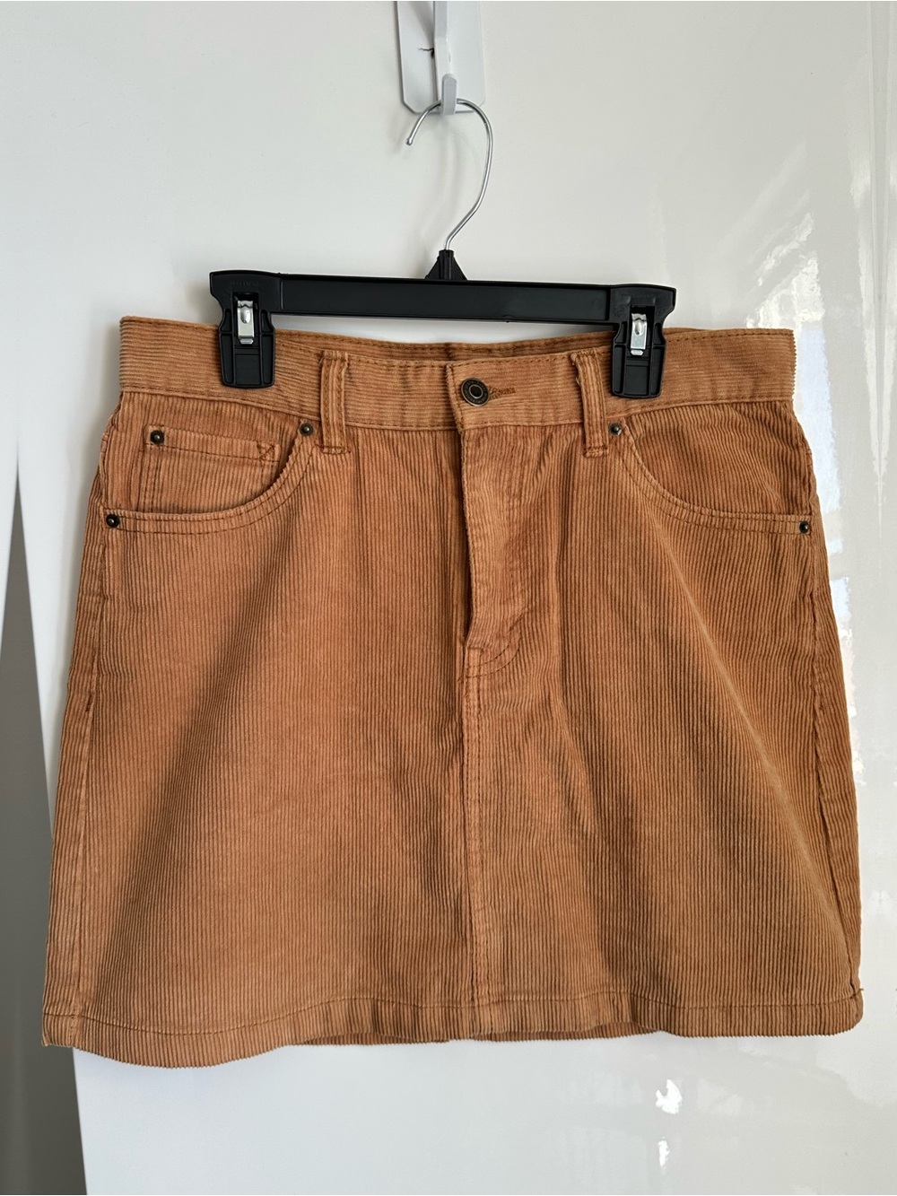90s Preppy Corduroy tan Mini Skirt Autumn Academia Collegiate